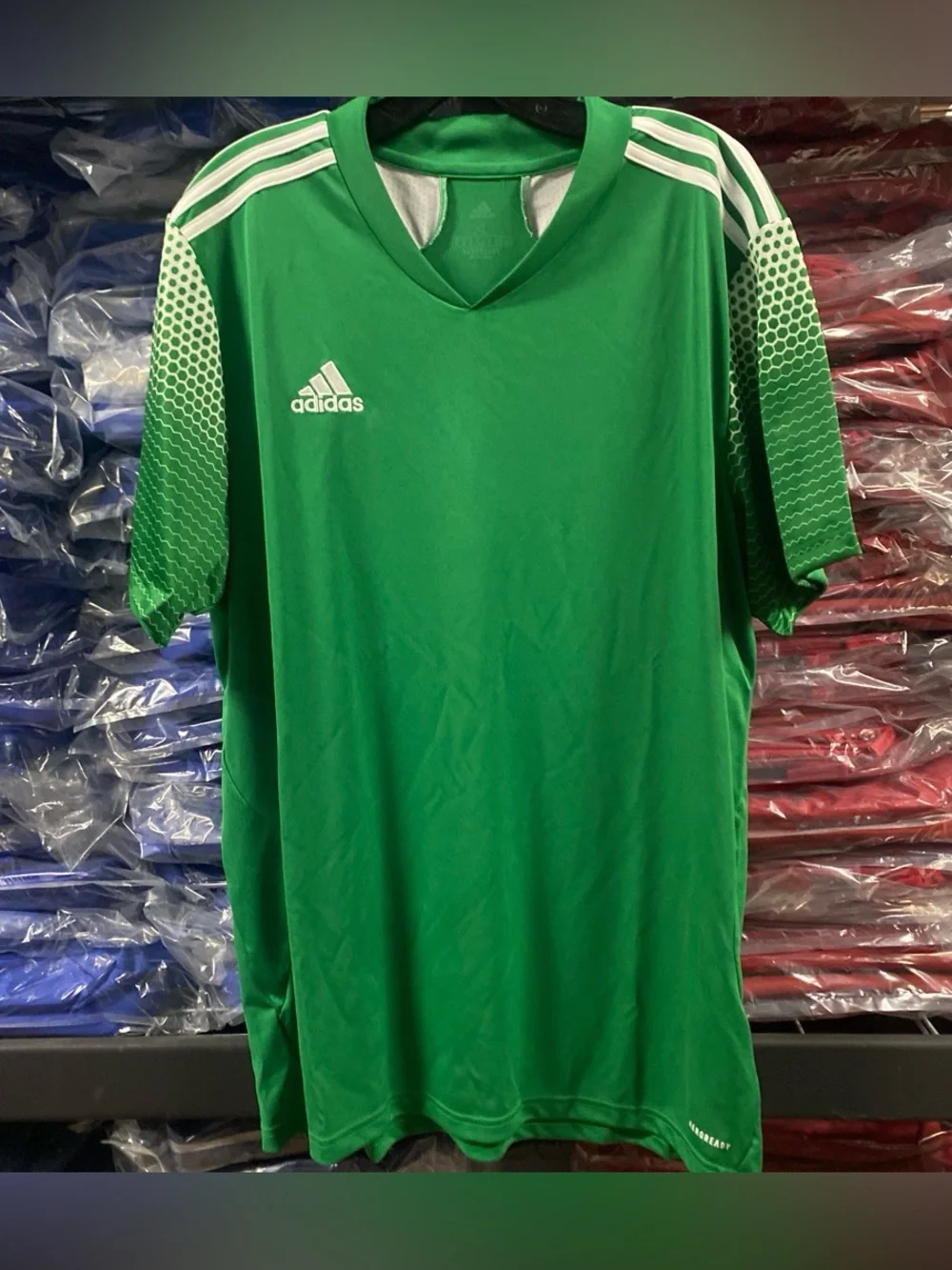 Adidas Regista 20 Soccer Jersey NWT Men’s XL Green White SS Aeroready FI4559